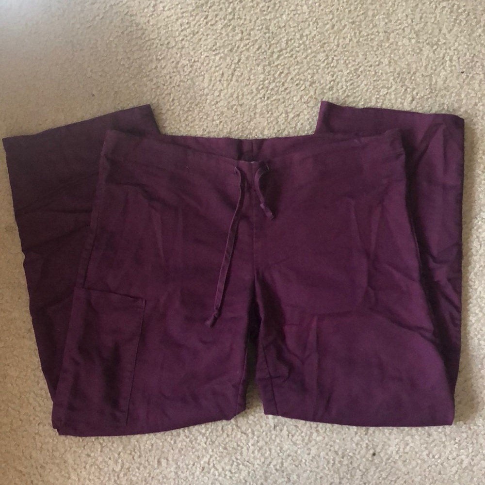 Pure Comfort Maroon Scrub Pants